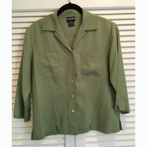 Vintage 100% Silk Blouse